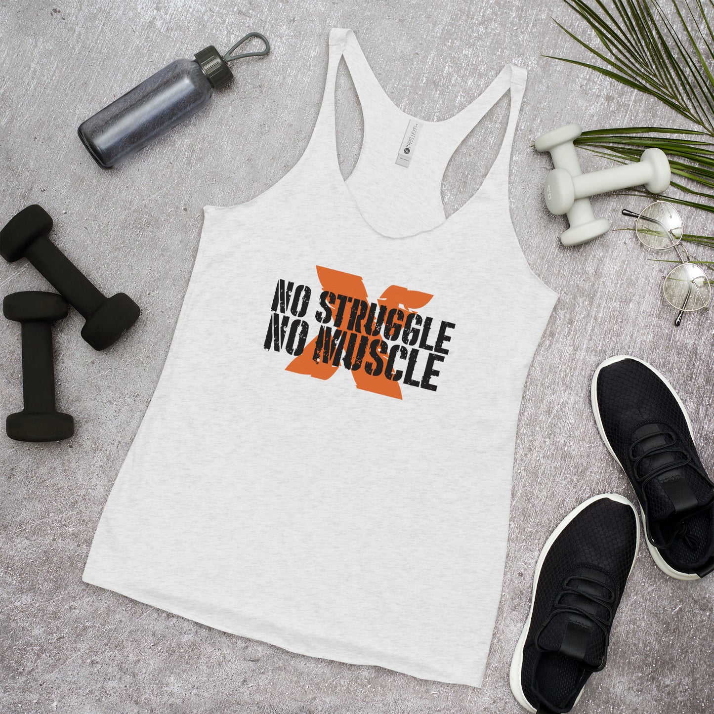 No Struggle - Women's Racerback Tank