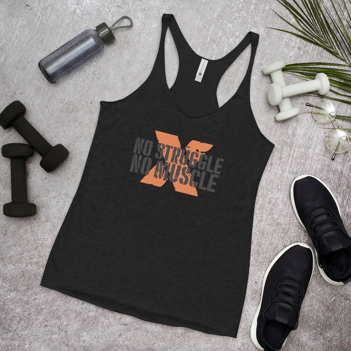 No Struggle - Women's Racerback Tank