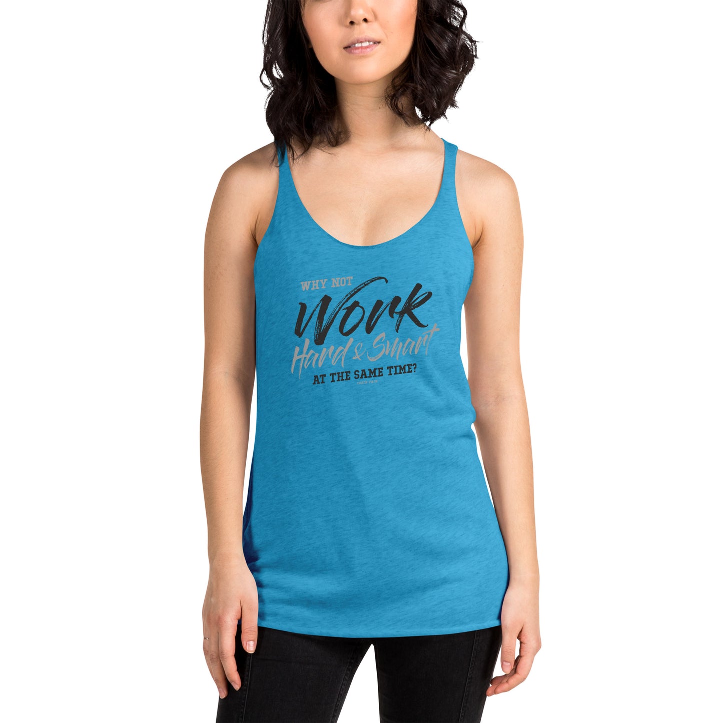 Work - Women's Racerback Tank